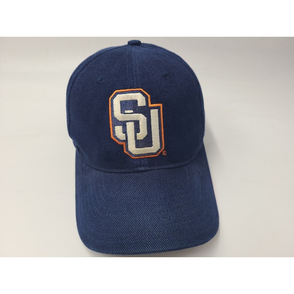 Vintage Syracuse University Orange Nike Snapback Hat Cap Cotton Men NCAA Blue